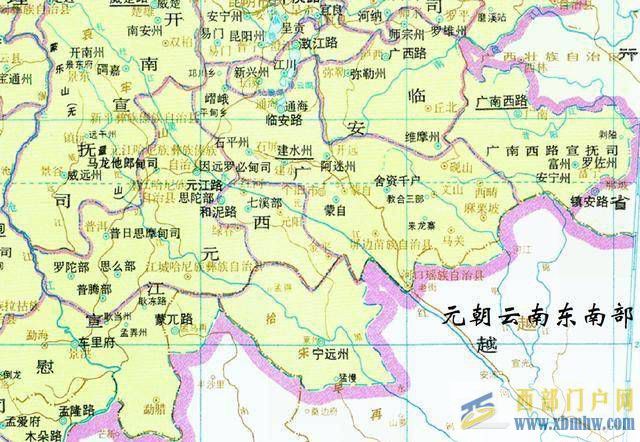 原创云南省也曾有广西府、广西县，与今广西相邻？(图3)