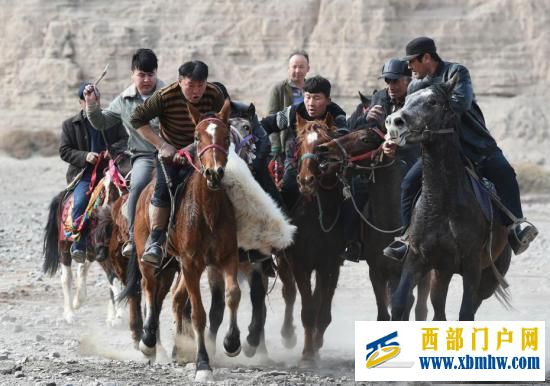 新疆吐鲁番举行叼羊比赛惊险刺激(图4)