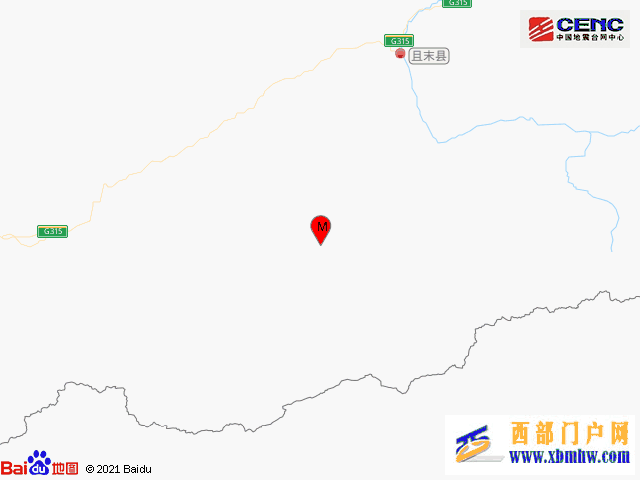 新疆巴音郭楞州且末县发生3.7级地震(图1)