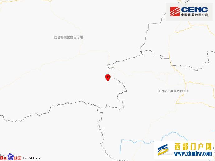 新疆巴音郭楞州若羌县发生3.0级地震震源深度8千米(图1)
