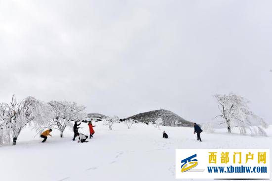 重庆酉阳现雪凇云海似仙境(图2)