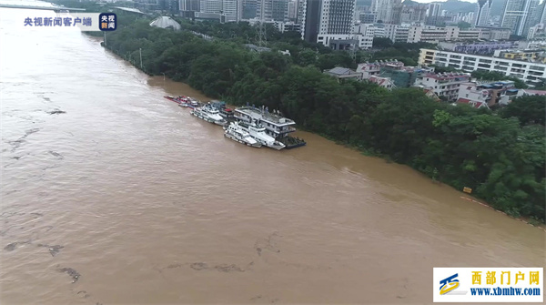 洪峰过境后广西柳州海事部门持续加强水上交通安全监管(图1)