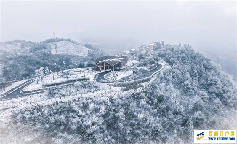 重庆武隆：“云”赏武隆白马山雪景(图6)