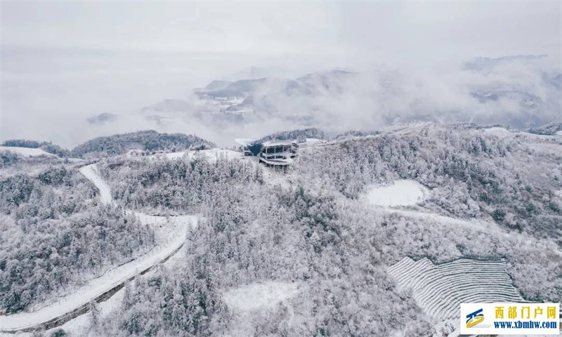 重庆武隆：“云”赏武隆白马山雪景(图8)