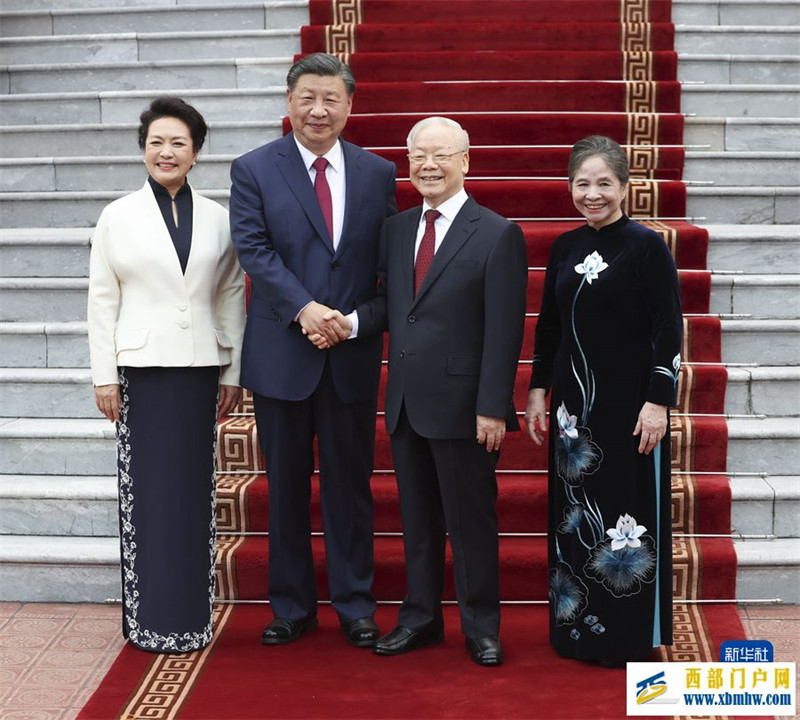 习近平同越共中央总书记阮富仲举行会谈(图4)