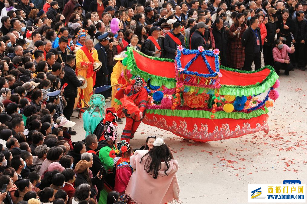甘肃多地社火闹新春(图7)