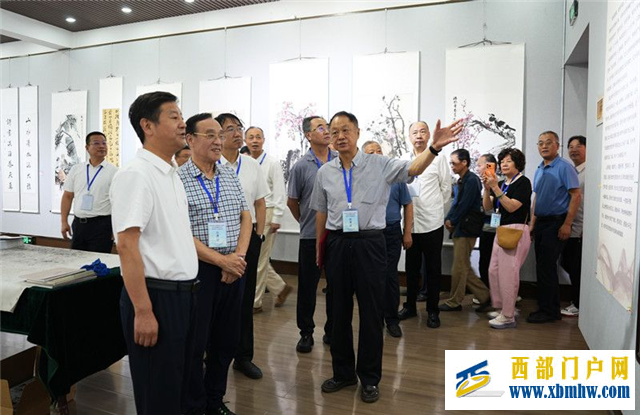 纪念津甘东西部协作三十周年书画作品交流展在天水开展(图3) 纪念津甘东西部协作三十周年书画作品交流展在天水开展(图3)