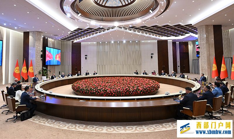 习近平同吉尔吉斯斯坦总统扎帕罗夫会谈(图4)