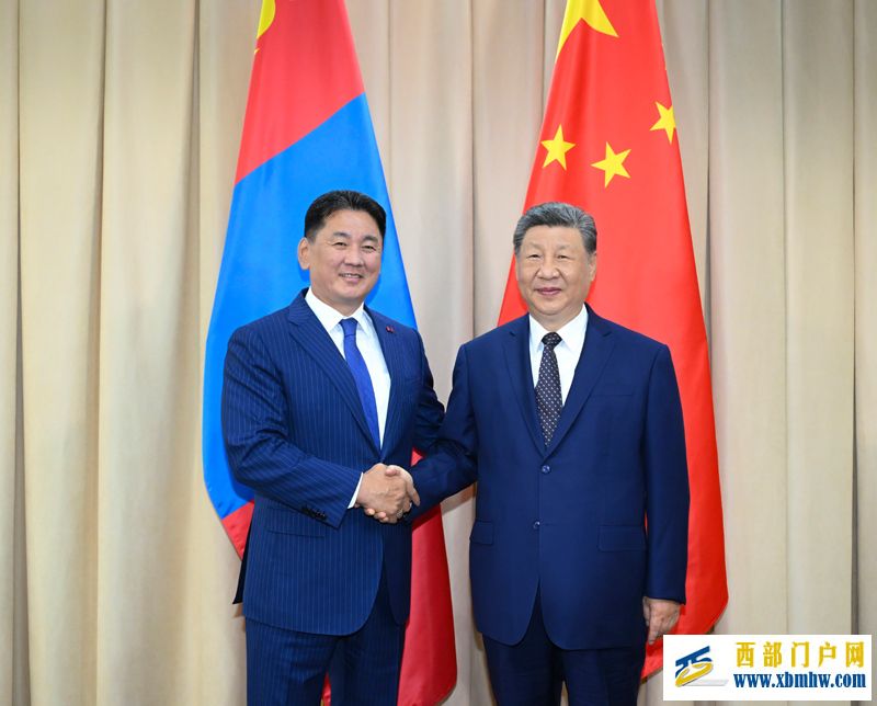 习近平会见蒙古国总统呼日勒苏赫(图1)