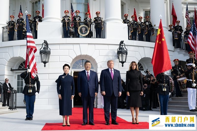 习近平出席美国总统特朗普在白宫举行的欢迎仪式(图3) 习近平出席美国总统特朗普在白宫举行的欢迎仪式(图3)