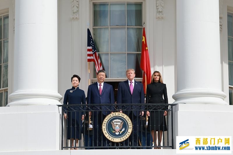 习近平出席美国总统特朗普在白宫举行的欢迎仪式(图11) 习近平出席美国总统特朗普在白宫举行的欢迎仪式(图11)