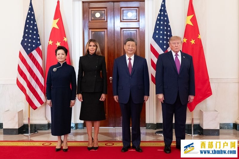 习近平出席美国总统特朗普在白宫举行的欢迎仪式(图13) 习近平出席美国总统特朗普在白宫举行的欢迎仪式(图13)