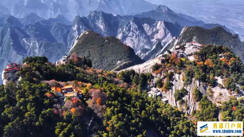 霜降到 晚秋的西岳华山有多美(图1)